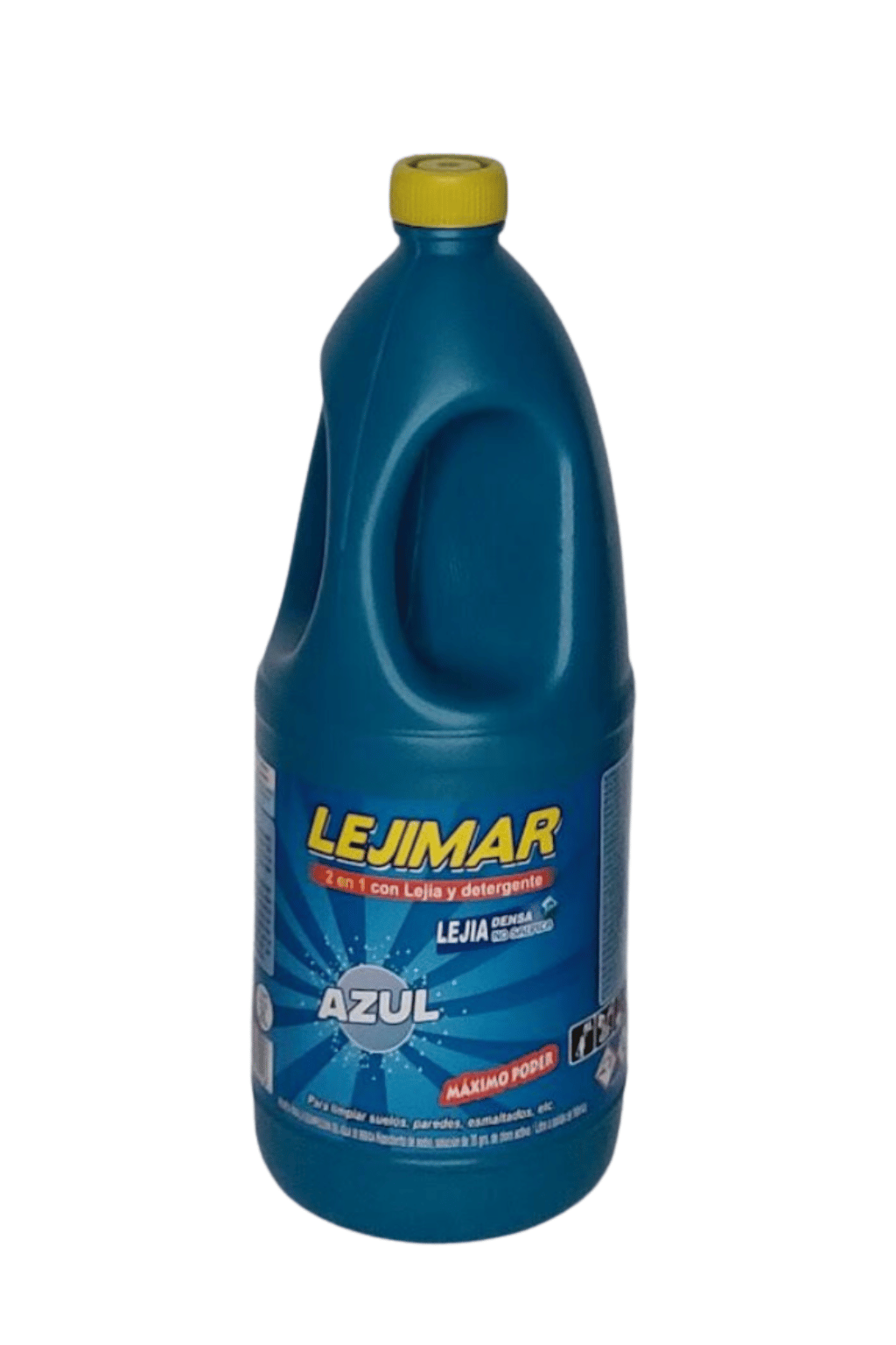 Lejía detergente azul Lejimar. Lejía densa, no salpica.
