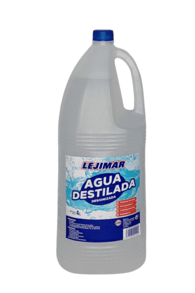 Agua destilada desmineralizada Lejimar